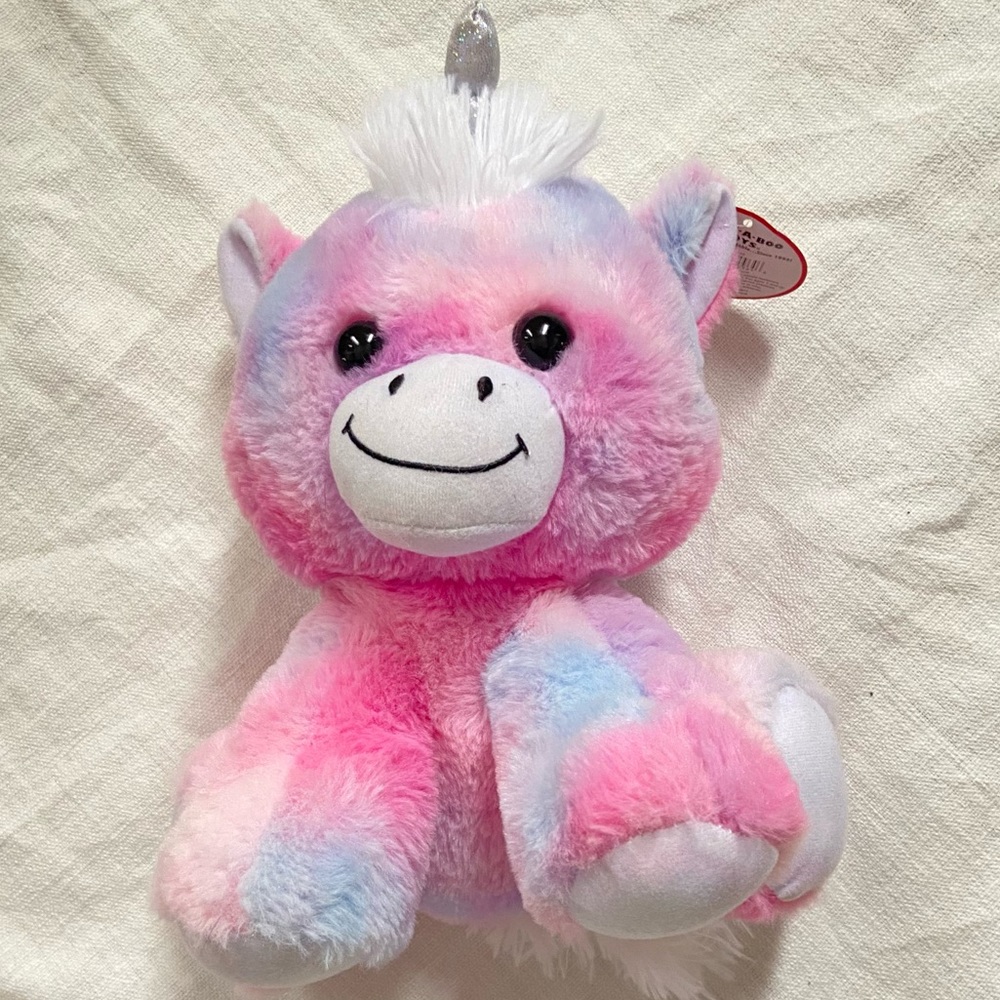 Adorable Peek-A-Boo Stuffed Animal Unicorn
